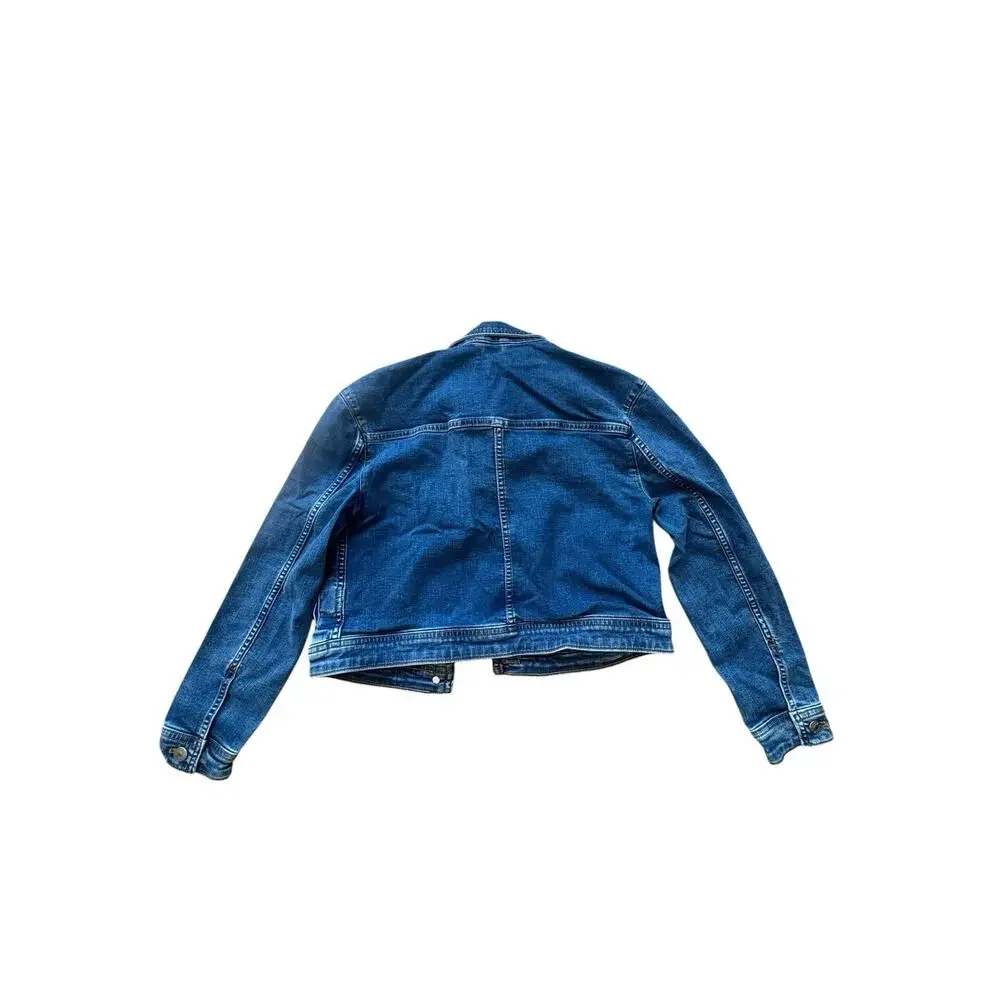 Crewcuts J.Crew Girls Denim Jean Jacket Sz 12-13 XL Faded Medium Wash Trucker